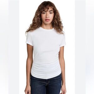 Theory Classic White Short Sleeve Tee ZIZE L